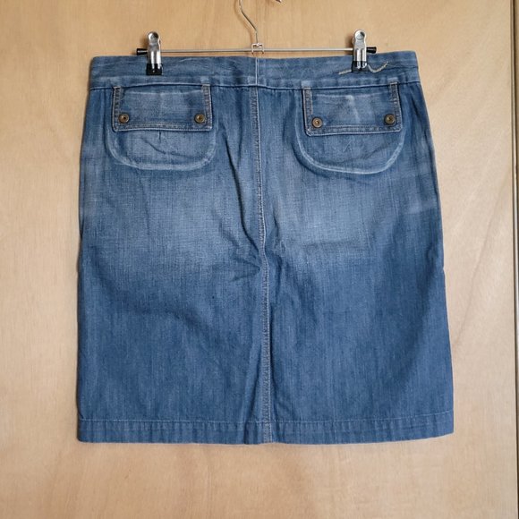 7 For all Mankind Jean Skirt Size 29 - Picture 2 of 6